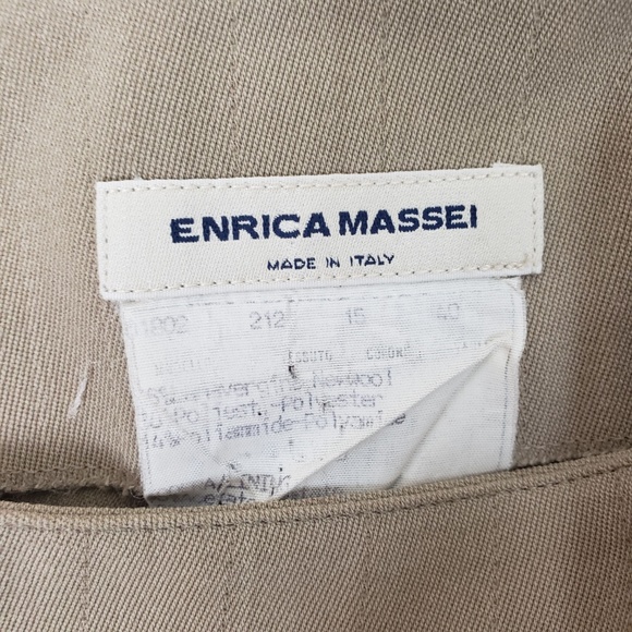 ENRICA MASSEI Italian wide leg pants - Picture 2 of 8